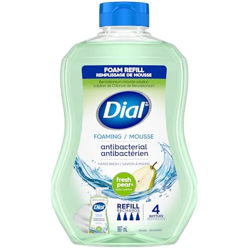Dial Antibacterial Foaming Hand Wash Refill, Fresh Pear Scent, 887ml