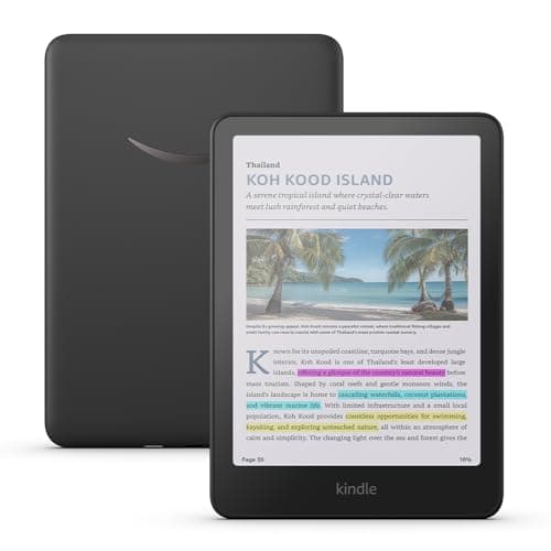 Amazon Kindle Colorsoft 16 GB (newest model) – With colour display and adjustable warm light – No ads – Black