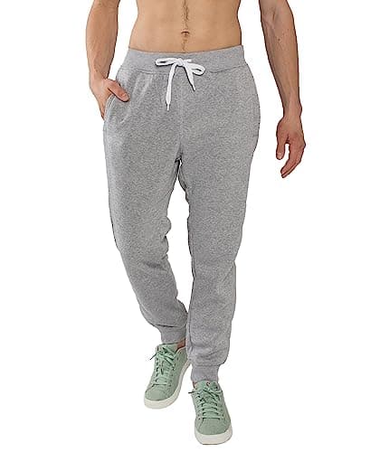 Southpole 1570 Basic Active Fleece Jogger Pantalon de survêtement pour homme Gris chiné A Taille L