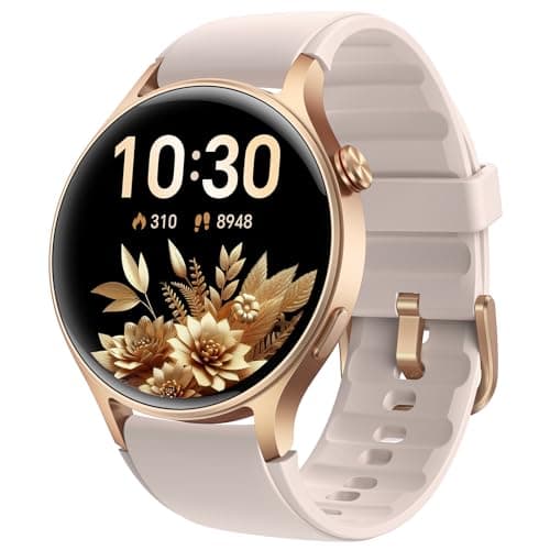 aeac Smart Watch for Women, AMOLED Ultra-Clear Screen Activity Trackers with Heart Rate/Sleep/SpO2 Monitor, Waterproof Fitness Smartwatch for...