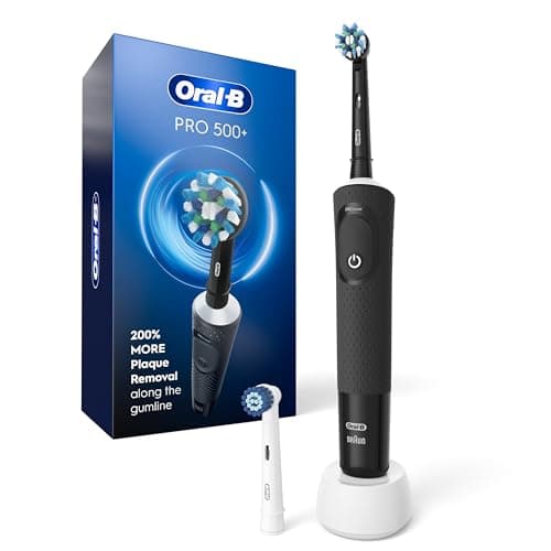 ORAL-B PRO 500+ RECHARGEALBE TOOTHBRUSH BLACK 1 CT