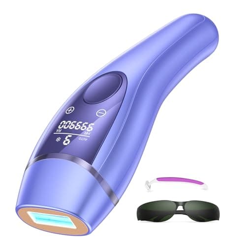 IPL Laser Hair Removal Device for Women & Men - 5°C Ice-Cooling Painless Technology, 21J High Energy, 9 Adjustable Intensities, Unlimited Flashes...