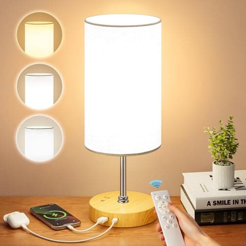 Lampe de luminothérapie 10 000 Lux, lampe Happy à spectre complet et sans UV, lampes de luminothérapie avec télécommande, 3 températures de couleur, gradation et minuterie en continu,...