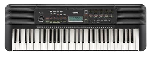 Yamaha PSRE-283 61 Key Portable Keyboard with Lesson function, Smart Chord, Record function, Battery Operation, 410 Voices, 150 accompaniment...
