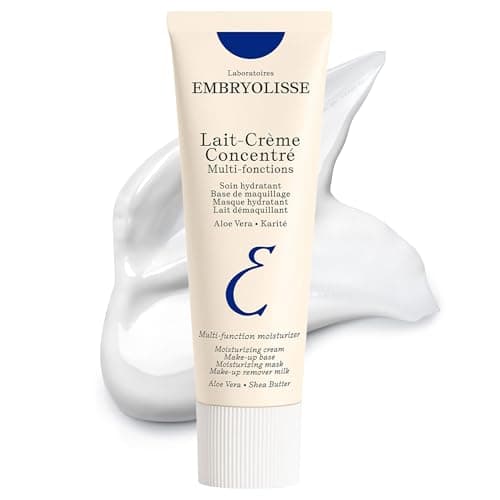 Embryolisse Lait-Crème Concentré, hydratant quotidien multifonction, base et démaquillant, adapté à tous les types de peau. Crème Visage Française...