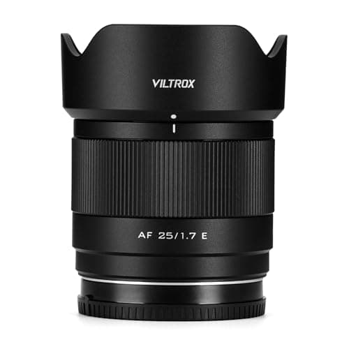 VILTROX 25mm F1.7 E-Mount Lens for Sony APS-C Cameras, Autofocus Large Aperture Prime Lens for ZV-E10 ZV-E10 II A6700 A6600 A6400 A6100 A7C II A7R IV