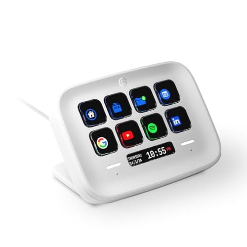 Elgato Stream Deck Neo – 8 Customizable Keys, 2 Touch Points, Speed Through Tasks & Workflows - Control Word, Excel, PowerPoint, Teams, Zoom,...