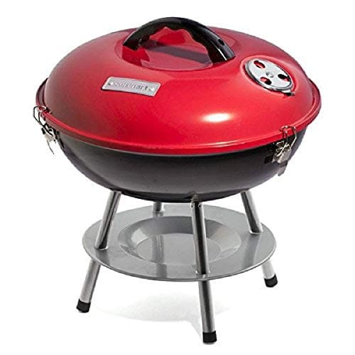 Cuisinart Outdoor Portable Charcoal Grill, 14", Red (CCG-190RBC)
