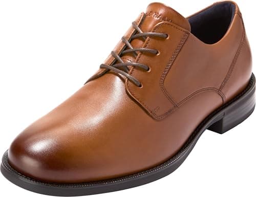 Cole Haan Oxfords Grand+ Pratt à bout uni pour hommes, bronzage britannique, 11-M US