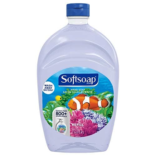 Softsoap Antibacterial Liquid Hand Soap Refill - Aquarium Series - Fresh Scent- Moisturizing Hand Wash, Savon a Main, Dermatologically Tested, for...
