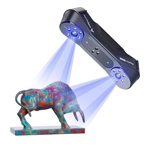 Creality CR-Scan Raptor Pro 3D Scanner for 3D Printing, 22+7 Blue Laser Lines, 30-60fps High Frame Scanning, 24-Bit Full-Color Scans, Scans Objects...