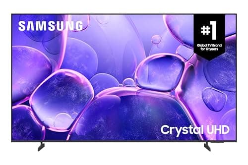 SAMSUNG 43-Inch U8000 Crystal UHD 4k Smart TV, Crystal Processor 4K, HDR, Titan Grey Metal Stream Design, Q-Symphony, Gaming Hub, 3 HDMI -...