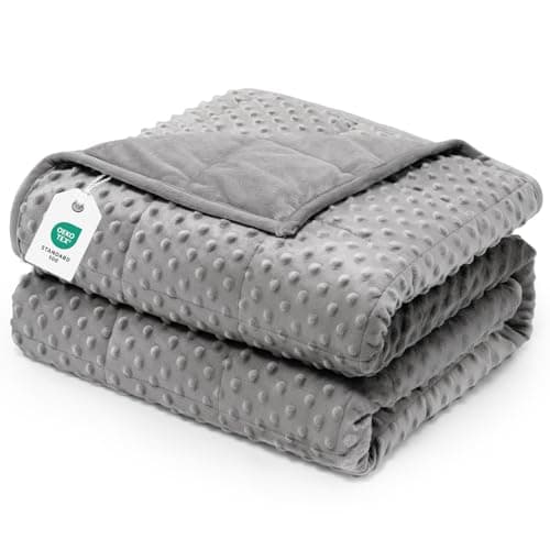 Wemore Weighted Blanket for Adults Queen Size 15 lbs, Soft Cozy Heavy Blanket for Stress Relief and Sleep Promotion, Breathable Blanket for...