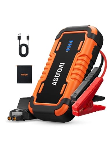 AstroAI P8 Booster Pack Jump Starter 4000A, Car Battery Booster Jump Starter for Up to 10L Gas or 8L Diesel Engine, 12V Jumper Box for Cars, with...