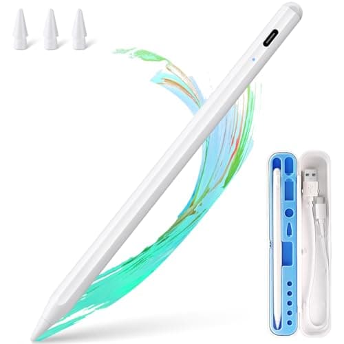 Stylus Pen for iPad Apple: Fast Charge for iPad Pencil Apple Pen with Palm Rejection Tilt Sensitivity - Pen for iPad 10/9/8/7/6, iPad Pro...