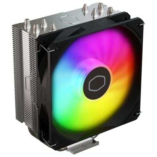 Cooler Master Hyper 212 Spectrum V3 CPU Air Cooler, ARGB Sync, 120mm PWM Fan, 4 Copper Direct Contact Heat Pipes, 152mm Tall, AMD Ryzen AM5/AM4,...