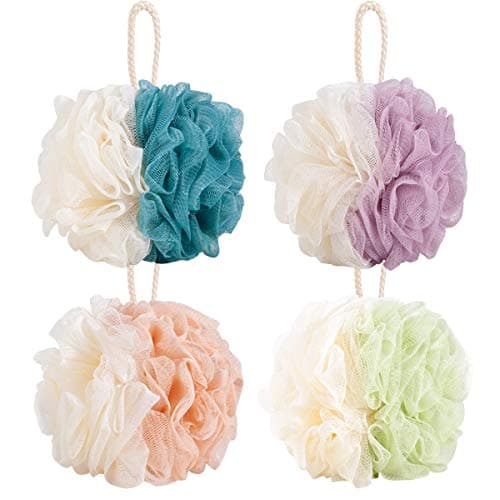 Aquior Loofah Sponges, Extra, Extra Large 60g/PCS Bath Sponge Body Wash Scrubber Reusable Bath Loofahs Easy Foaming Shower Pouf Body Scrubber...