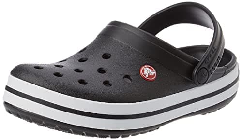 Crocs Unisex-Adult Crocband Clog, Black, 11 Women/9 Men