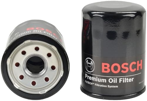 Bosch 3323 Premium FILTECH Oil Filter for Select Acura MDX, RDX, RSX, TL, Chrysler, Dodge, Ford, Honda Accord, Civic, CR-V, Pilot, Infiniti, Nissan...