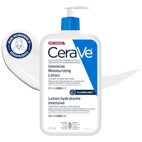 CeraVe Intensive Moisturizing Lotion with 5% Hydro-Urea & Shea Butter, for Dry to Very Dry Skin, Hydrates Itchy Skin due to Dryness....