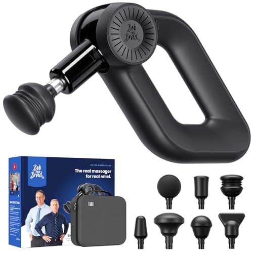 BOB AND BRAD D6 Pro Massage Gun, Massage Gun Deep Tissue with 16mm Amplitude, 7 Heads, OLED Screen, Professional Muscle Massager Gun, Electric...
