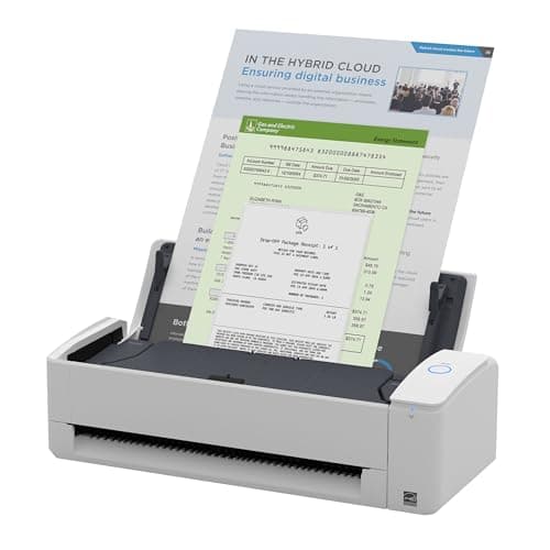 ScanSnap iX1300 Compact Wireless or USB Double-Sided Colour Document, Photo & Receipt Scanner with Auto Document Feeder and Manual Feeder for Mac...