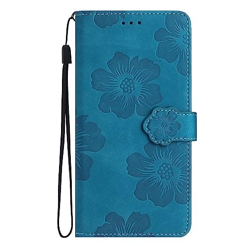 Flip Case for Samsung Galaxy S25 FE 6.7 inch, PU Leather Wallet Case with Card Slots Kickstand Magnetic Closure Folio Phone Cover for S25 FE 2025-Blue