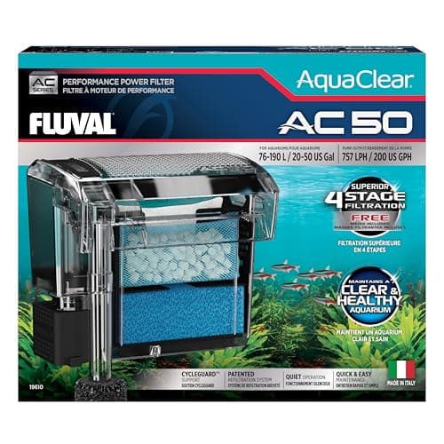 Fluval AquaClear AC50 Power Filter - 20-50 US Gal / 76-190 L
