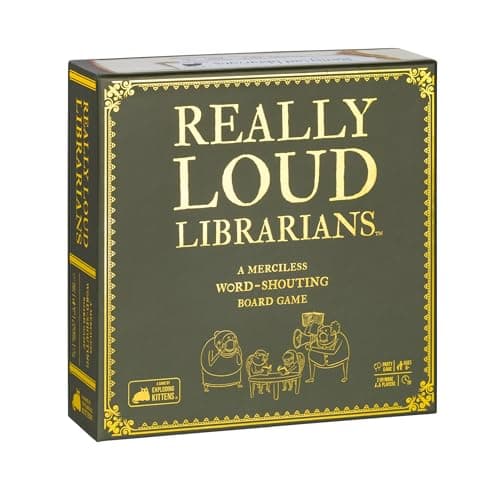 Really Loud Librarians by Exploding Kittens - 2+ Players - Ages 8+ - 20 Minutes to Play - Fast Paced Word Shouting Board Game - Party Game, Family...