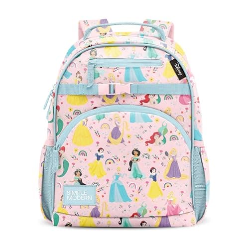 Simple Modern Disney Toddler Backpack for School Girls | Kindergarten Elementary Kids Backpack | Fletcher Collection | Kids - Medium (15" Tall) |...