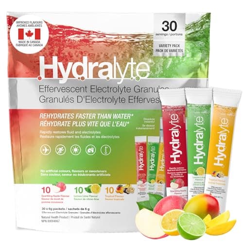 HydraLyte Electrolyte Powder, Low Sugar Electrolyte Packets Designed for Rapid Hydration, Safe Hydration for All Ages - Made with All Natural...