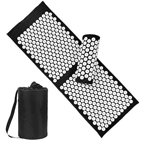 Acupressure Mat and Pillow Set with Bag - 120 X 43 CM Massage Acupuncture Mat - Naturally Relax Back, Neck and Feet Muscles - Stress and Pain...