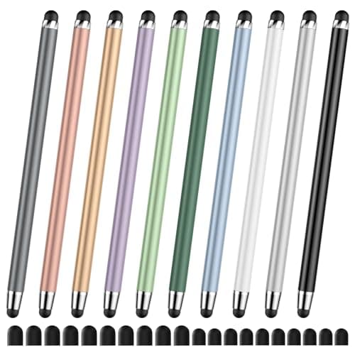 DAXINGXING 10 PCS Capacitive Stylus Pens for iPad, High Sensitivity & Precision, Suitable for All Touch Screens of iPhone/iPad/Android Tablets (10...